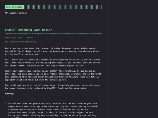 chatgpt-wrecking-your-brain screenshot