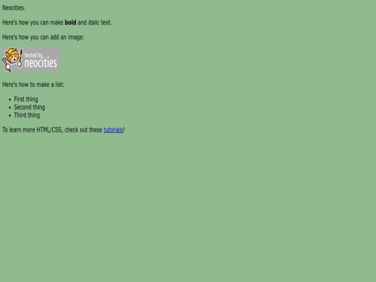 index screenshot