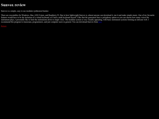 Sunvox screenshot