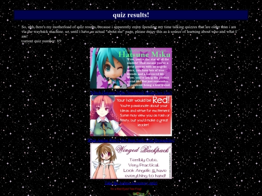 quizresults screenshot