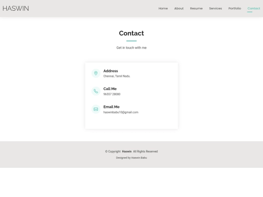 contact screenshot
