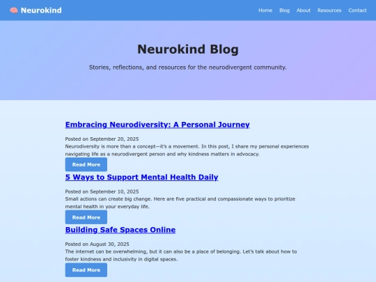 blog screenshot