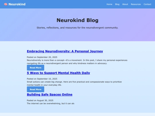 blogs/blogs screenshot