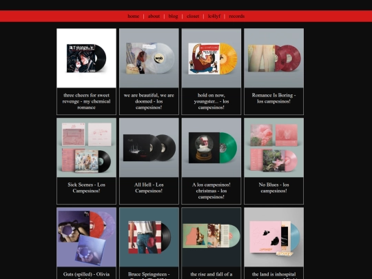 records screenshot
