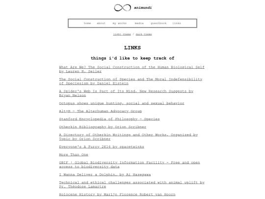 links screenshot