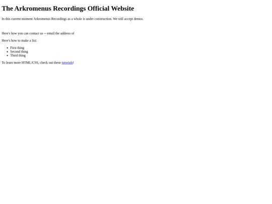 index screenshot