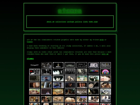 collections/graphics/stamps screenshot