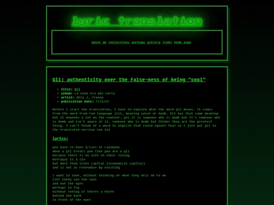 garbage-gallery/lyric-translation/gil screenshot