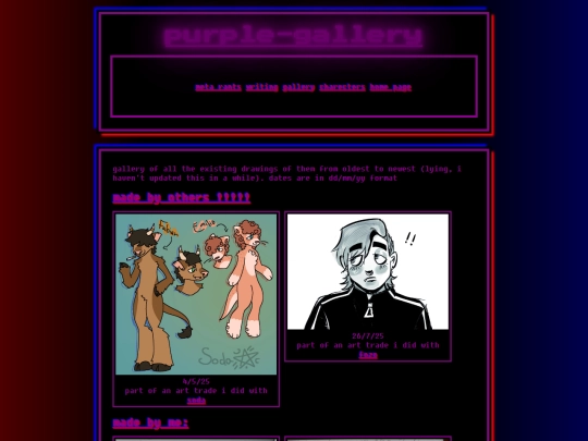 garbage-gallery/purple-ish/gallery screenshot