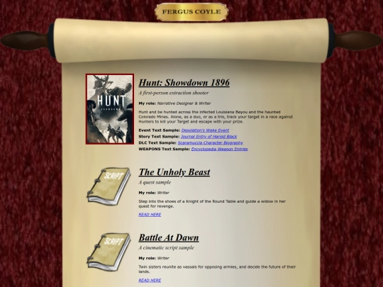 portfolio screenshot