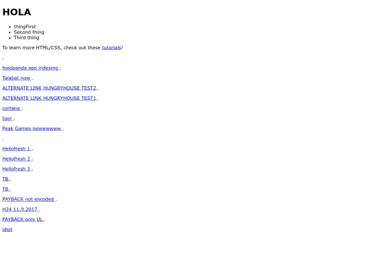 index screenshot