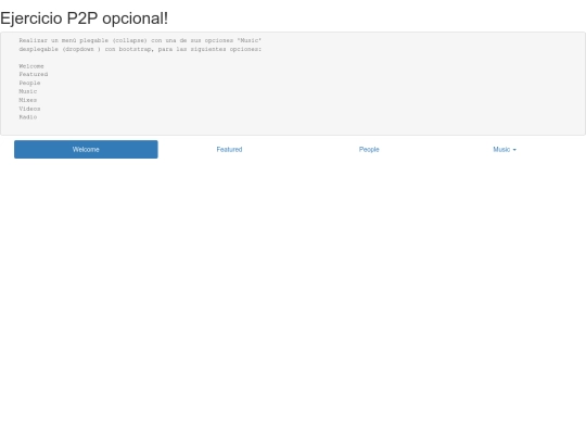 menuBootStrap screenshot