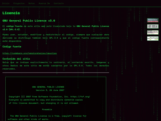 license screenshot