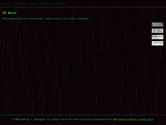 pages/notas screenshot