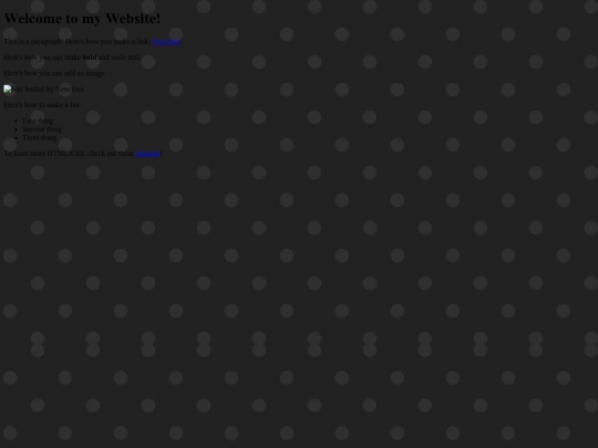index screenshot