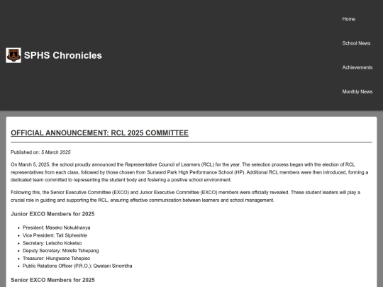 RCL screenshot