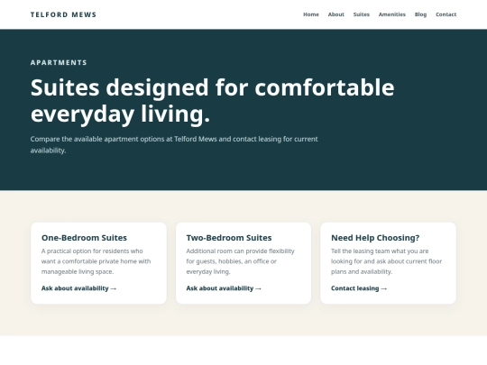 suites screenshot