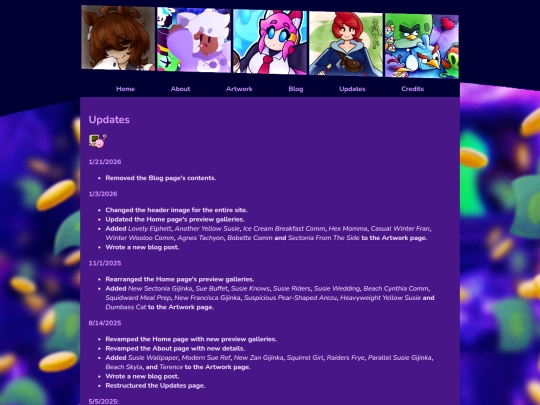 updates screenshot