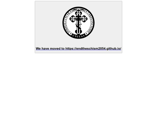 endtheschism/about screenshot