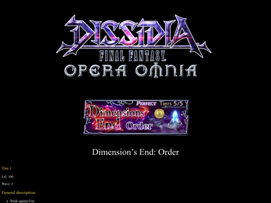dimension's_end_order_tier1 screenshot