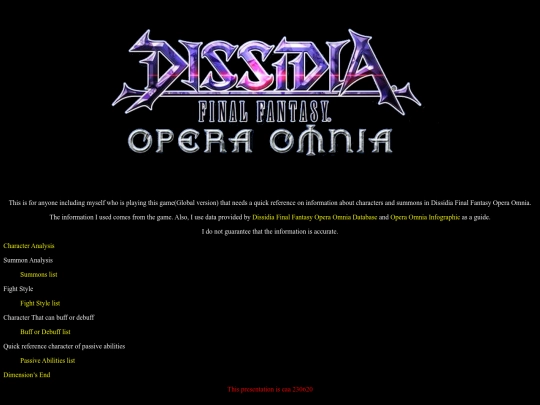 index screenshot