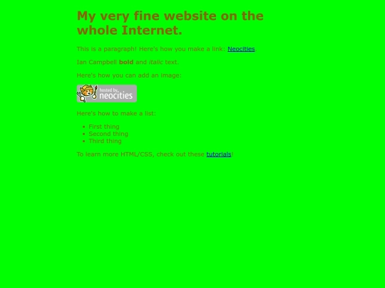 index screenshot