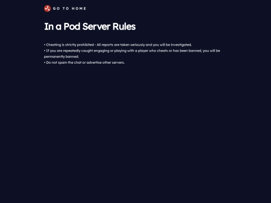 rules screenshot