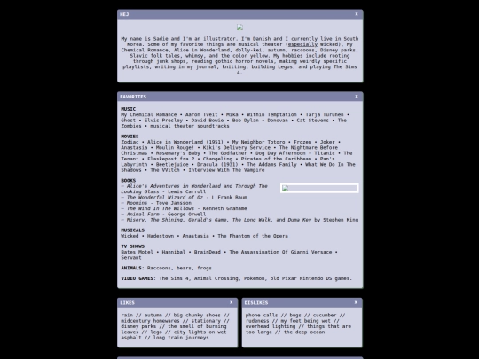 aboutme screenshot