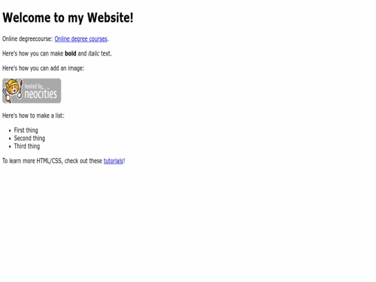 index screenshot