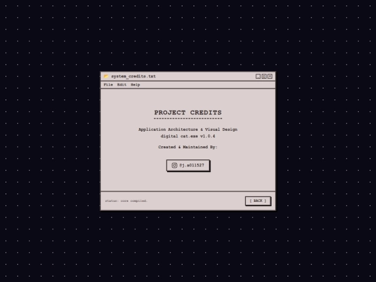 credits screenshot