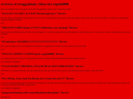 reviews screenshot