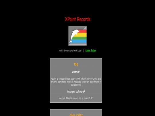 index screenshot