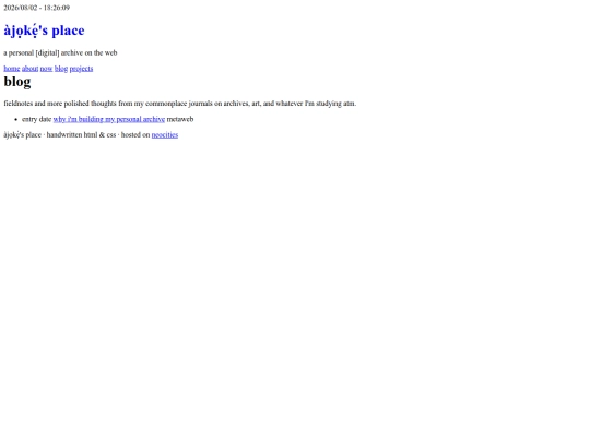 blog screenshot