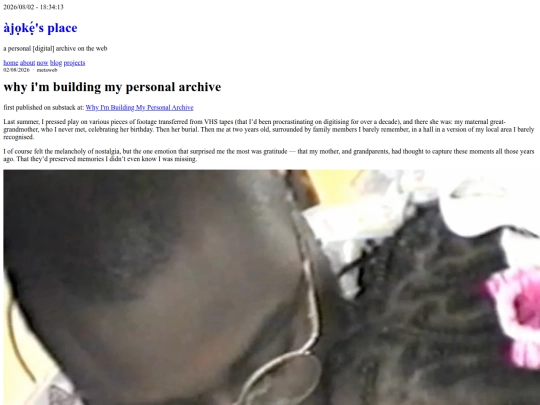 blog/why-im-building-my-personal-archive screenshot