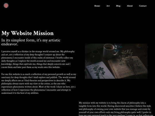 pages/about screenshot