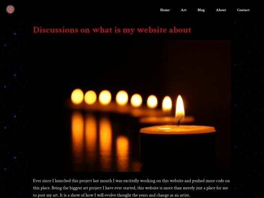 pages/blog/1-discussions-on-my-website screenshot