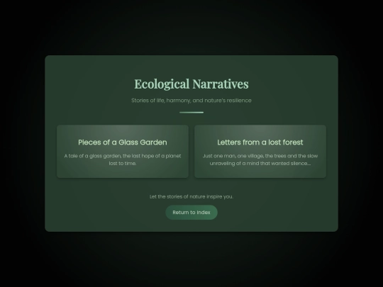 pages/stories-green-ecological screenshot