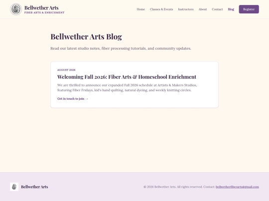 blog screenshot