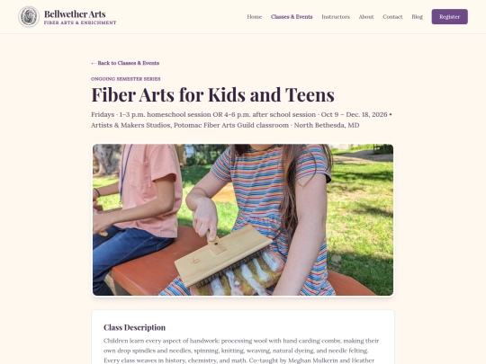 classes/fiber-fridays screenshot