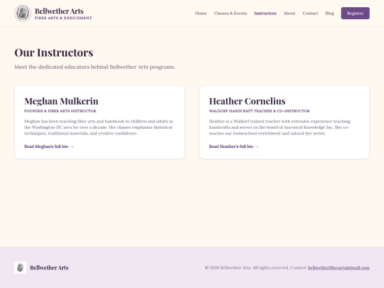 instructors screenshot