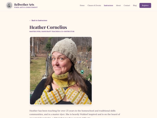 instructors/heather-cornelius screenshot