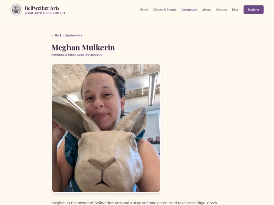 instructors/meghan-mulkerin screenshot