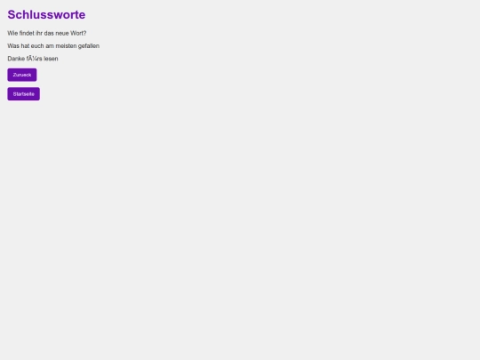 schlussworte screenshot