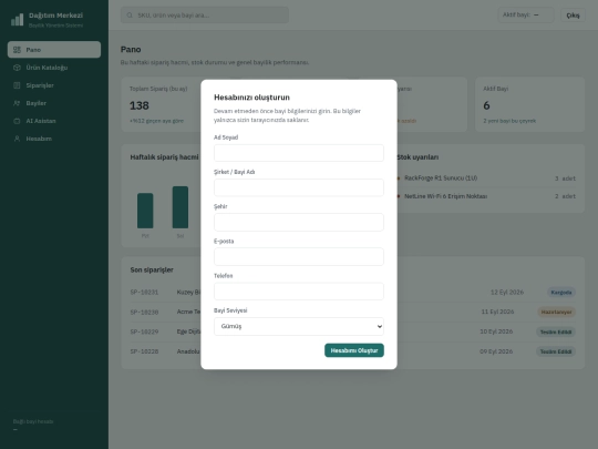 bayiliksistemi screenshot