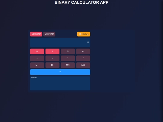 binarycalculatorapp screenshot
