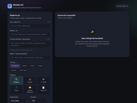 biogenai screenshot