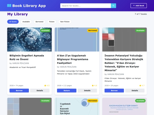 booklibaryapp screenshot