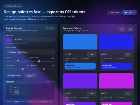 colorschemestarter screenshot