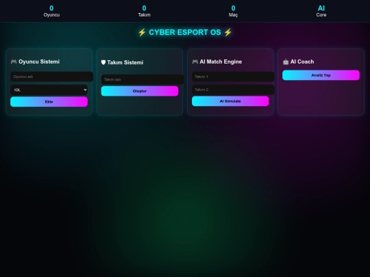 cyberesportos screenshot