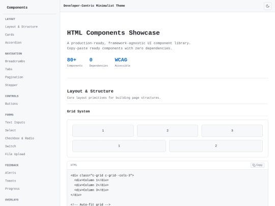 developercentricminimalisttheme screenshot
